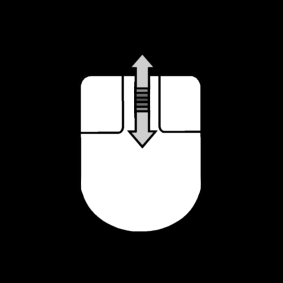 muis scrollen / scrollen